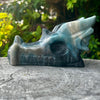 Trolleite Dragon Head Carving