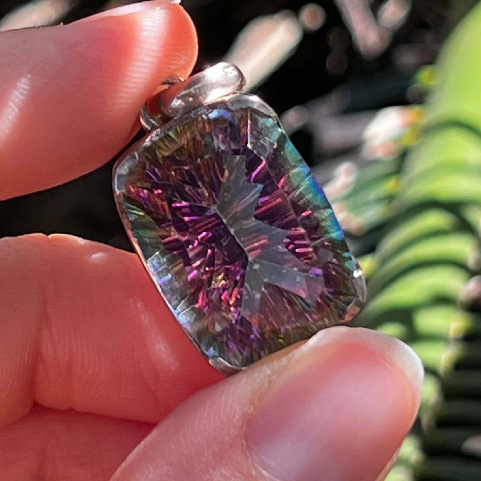 Mystic Topaz ~ Sterling Silver Pendant