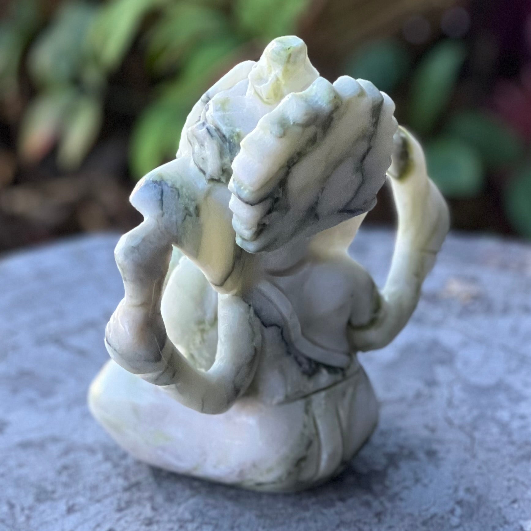 Neue Jade Ganesh Schnitzerei