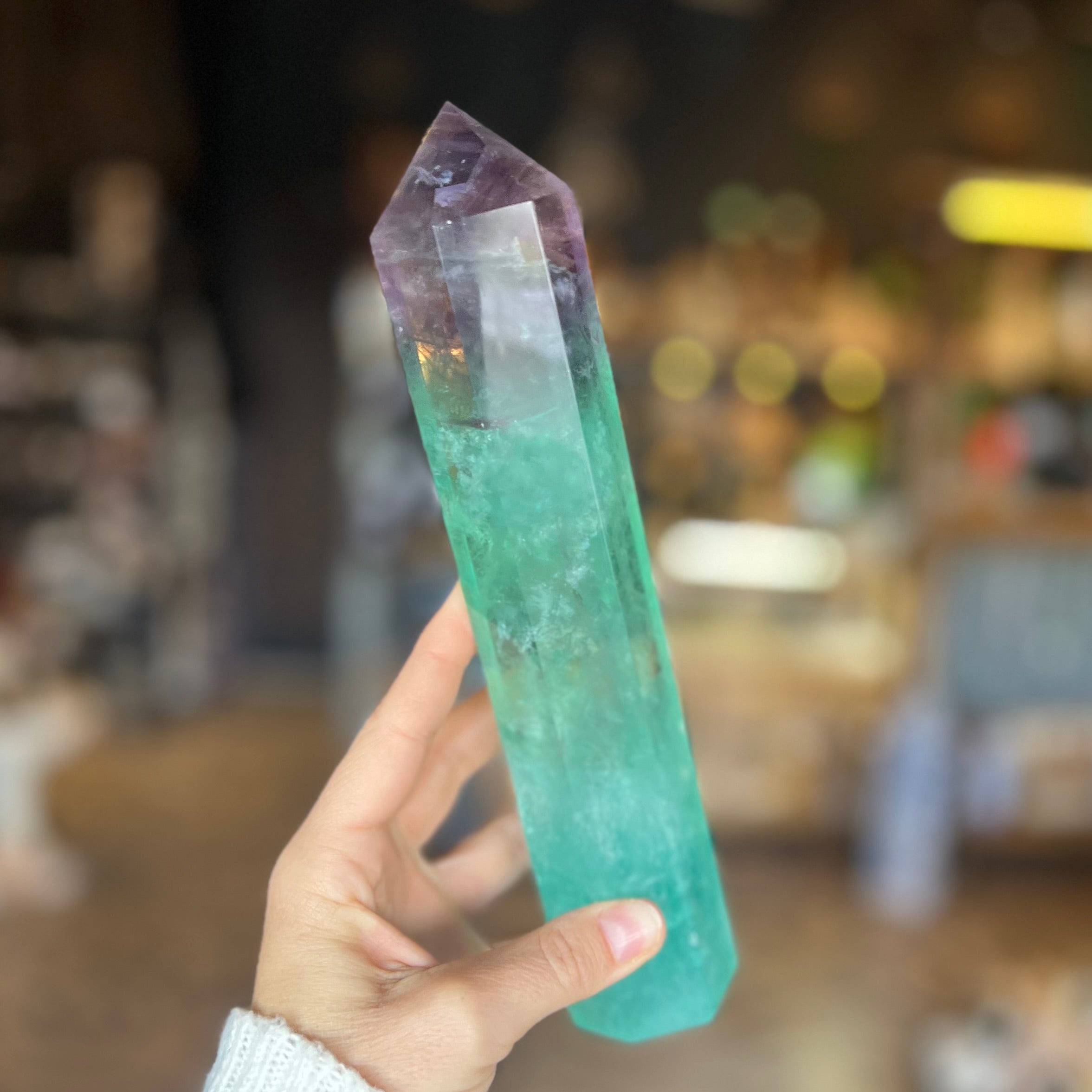 Rainbow Fluorite Tower