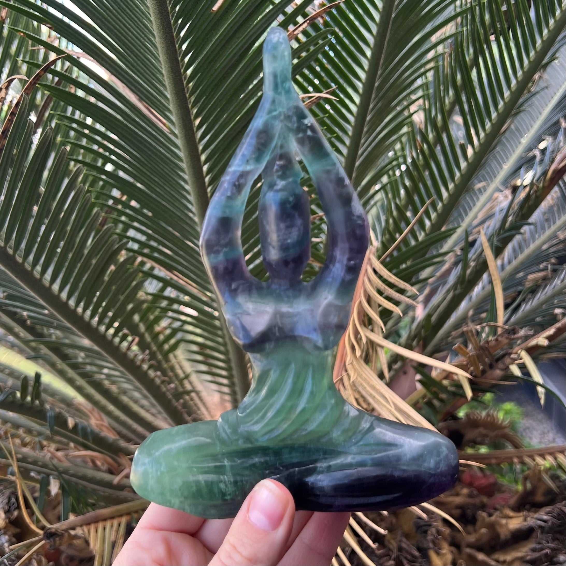 Balance Yoga Lady ~ Fluorite