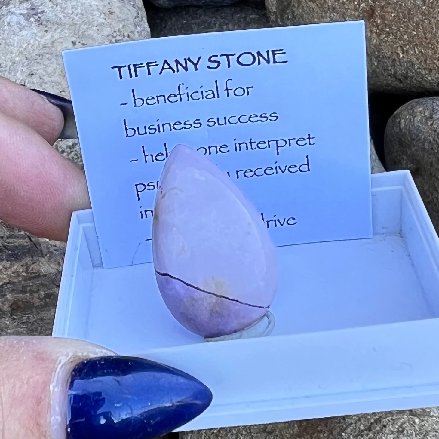 Tiffany Stone ~ Specialty Boxed Crystal