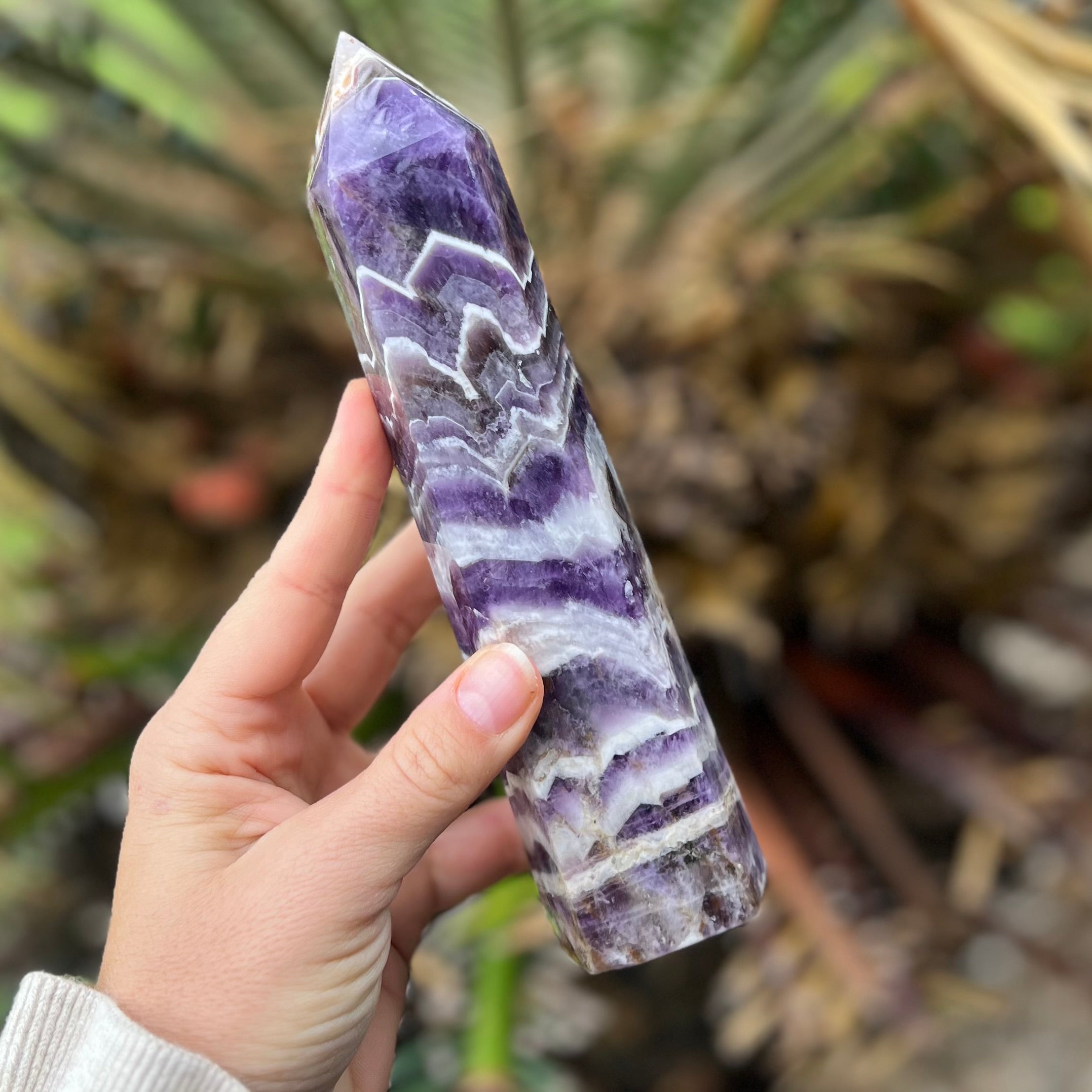 Chevron Amethyst Tower