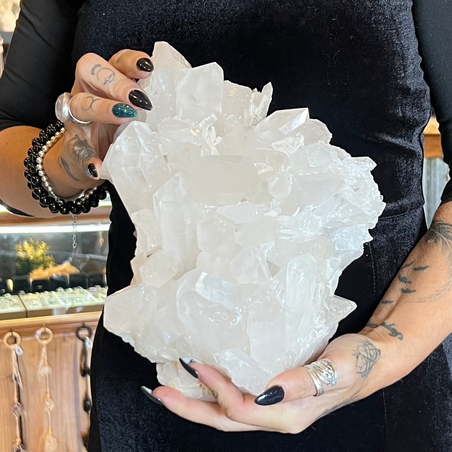 Clear Quartz Natural Raw Cluster