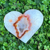 Carnelian Geode Heart