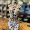 Booty Licious Electroplated Sphalarite Lady Body Carving