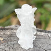 Memorial Angel ~ Clear Quartz Carving