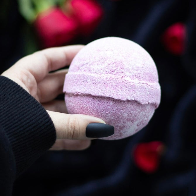 Blood Bath ~ Wild Rose Bath Bomb