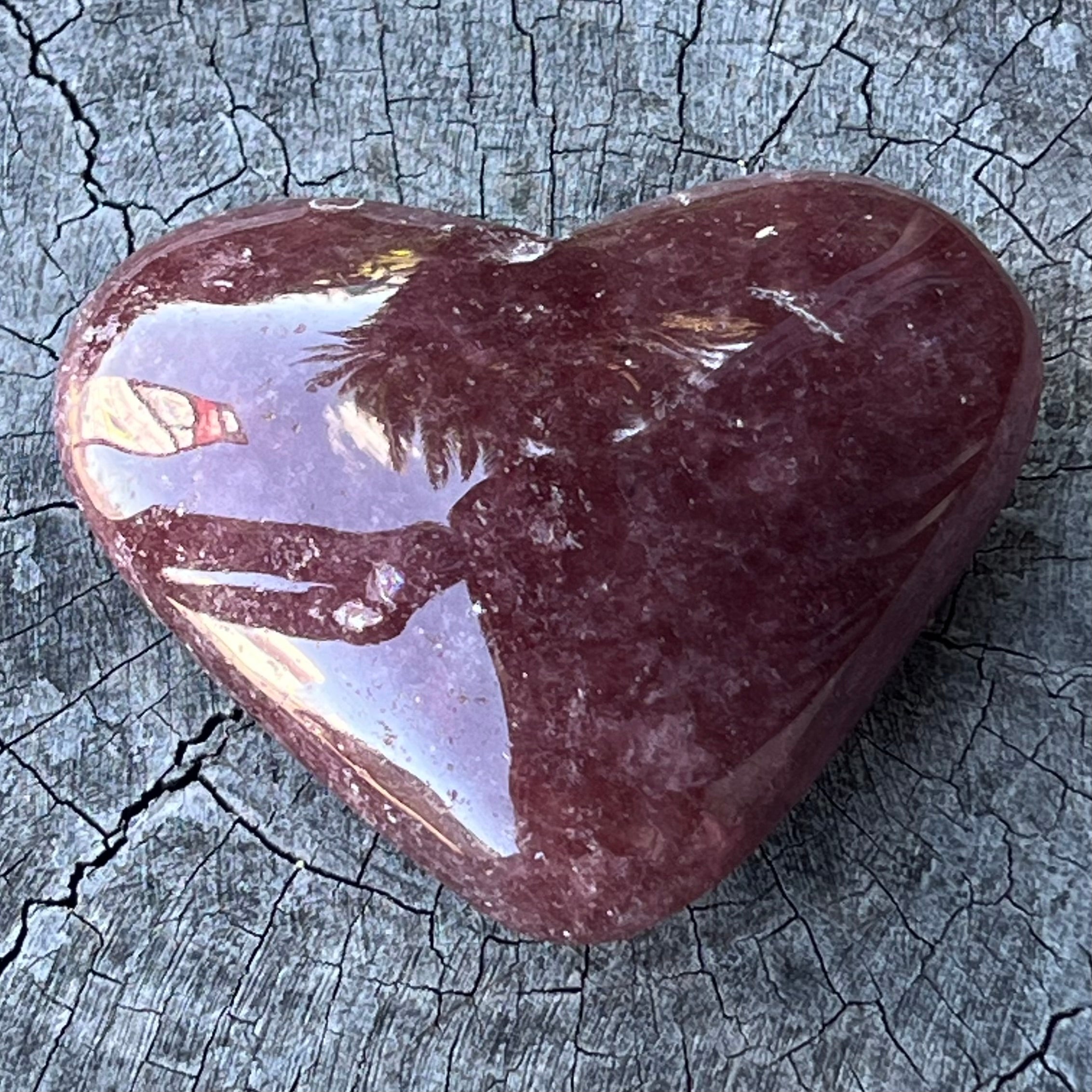 Strawberry Quartz Heart