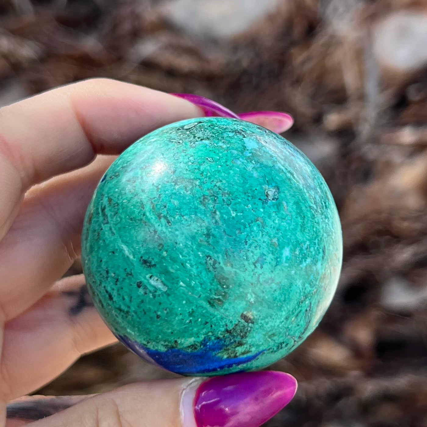 Azurite Sphere