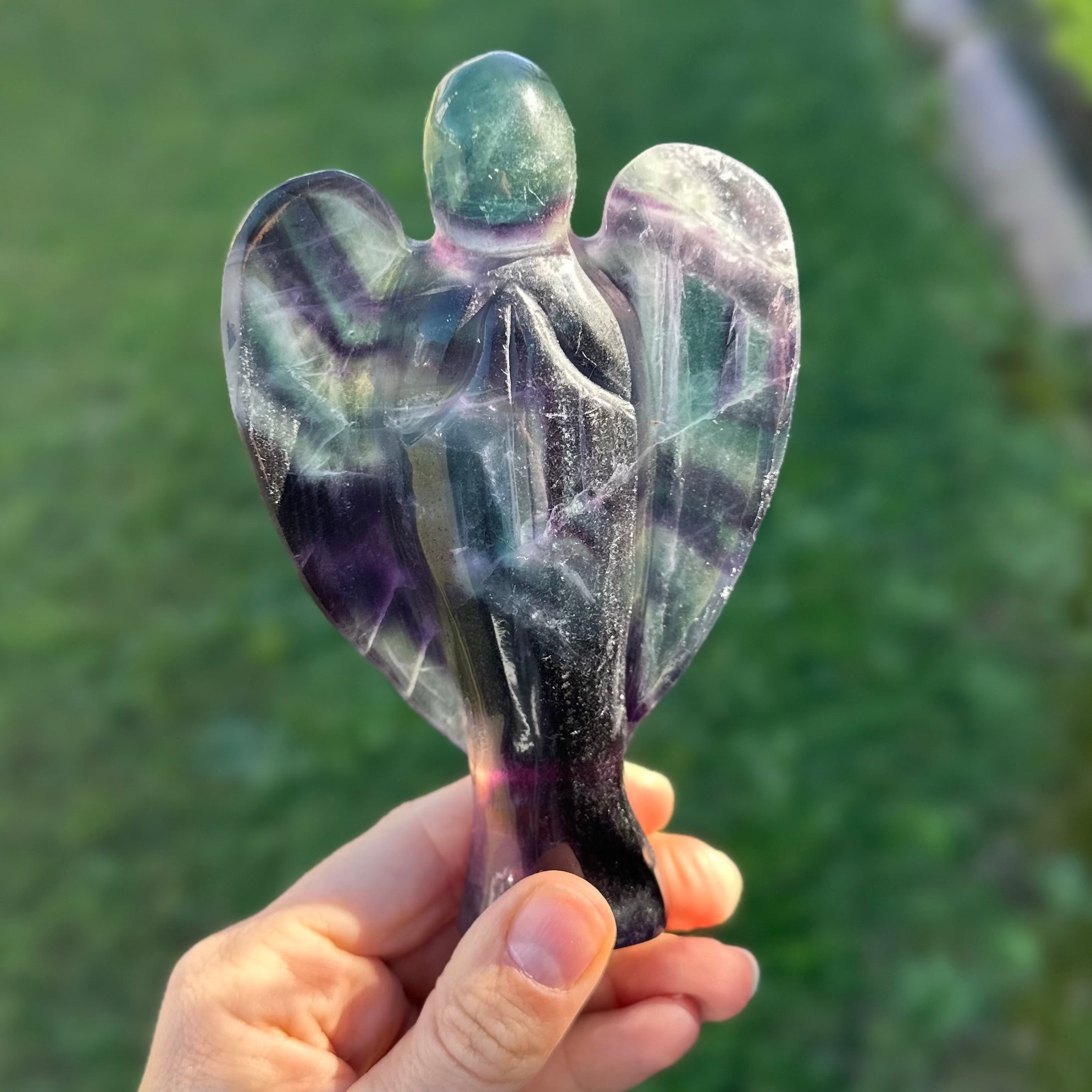 Rainbow Flourite ~ Angel