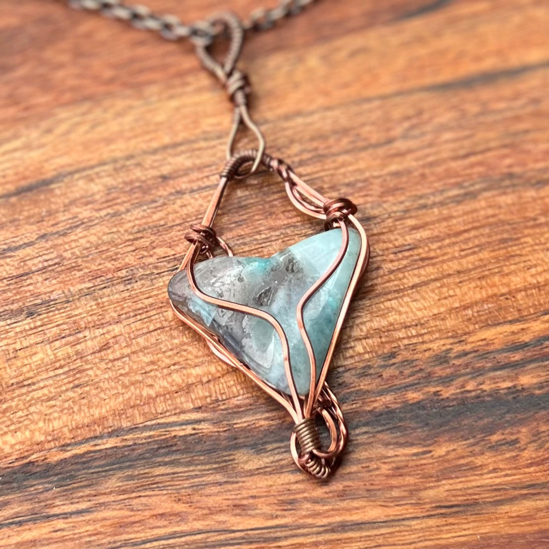 Muse Forged ~ Artesian Amazonite Necklace