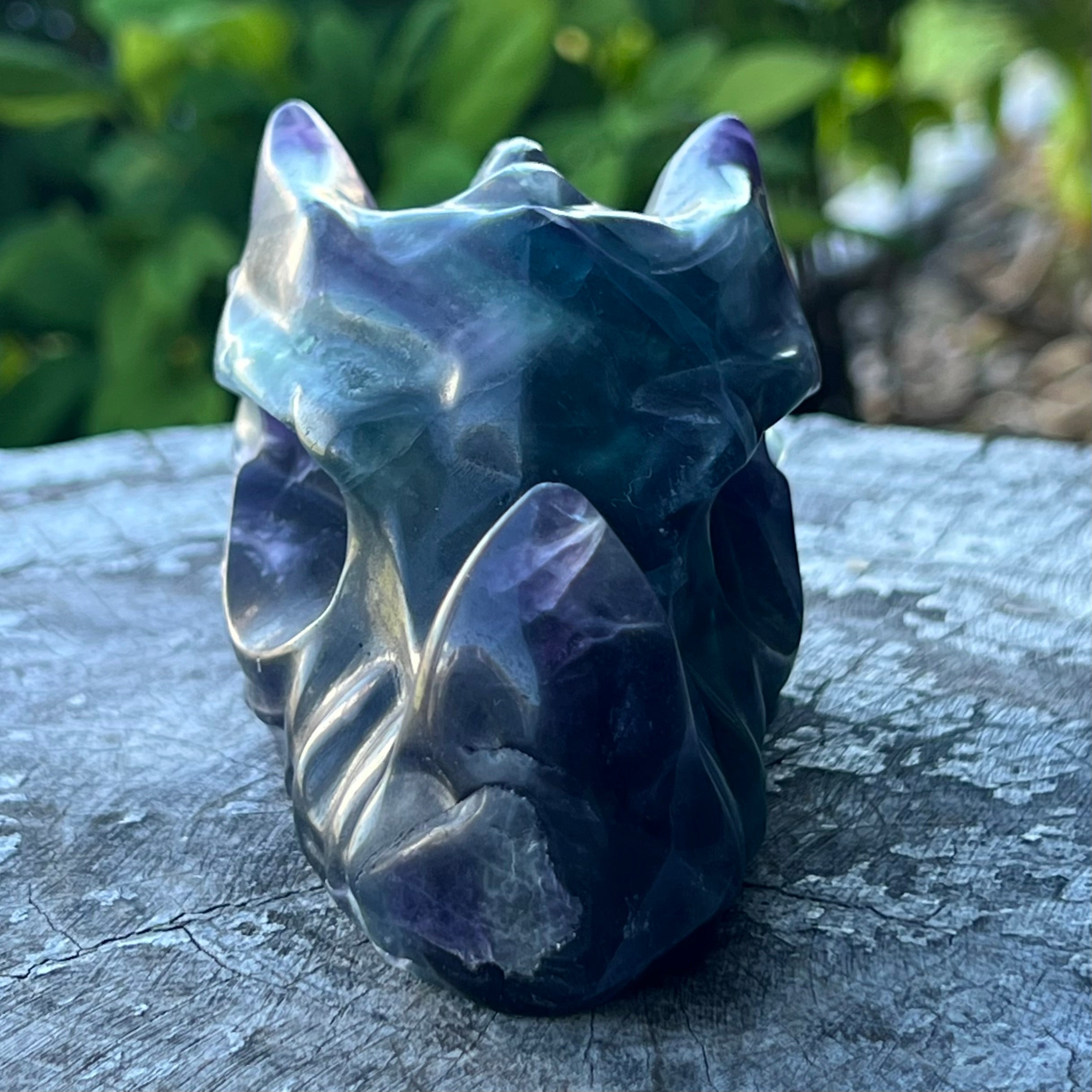 Blood Stone Dragon Head