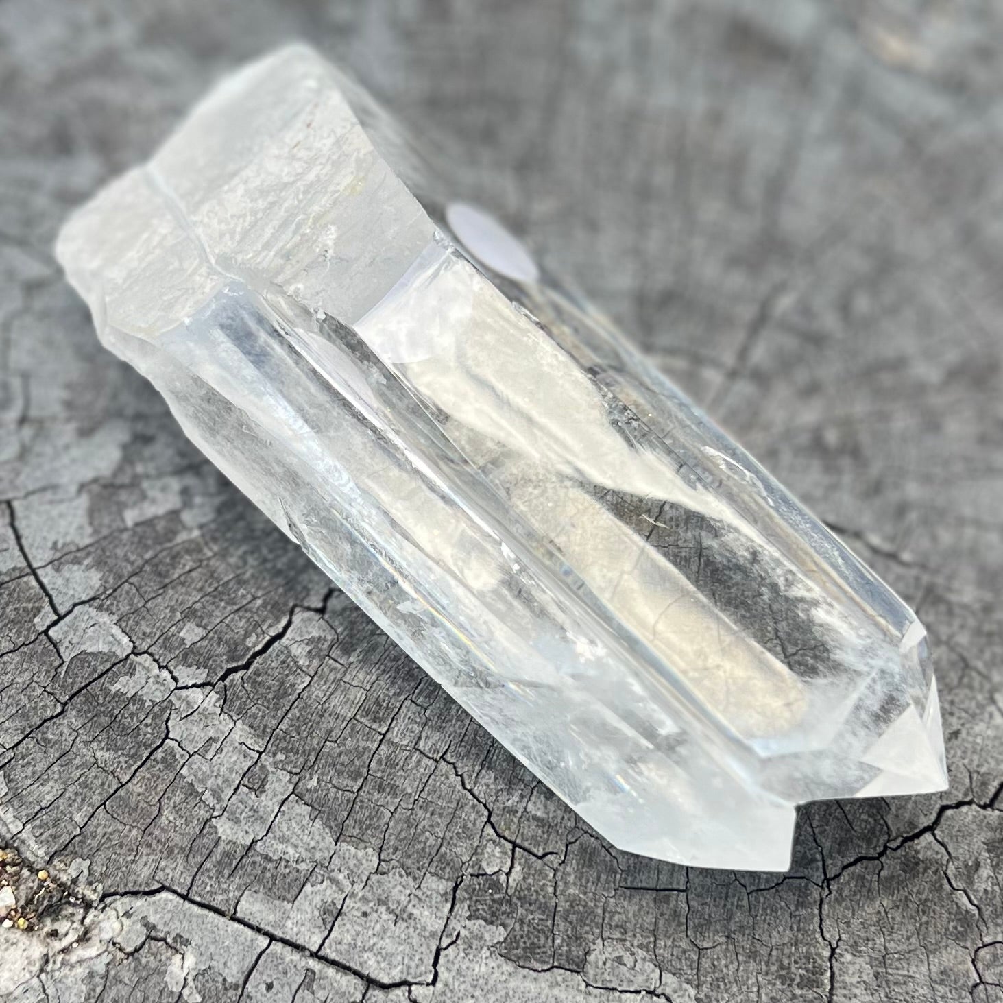 Clear Quartz Twin Flame Point