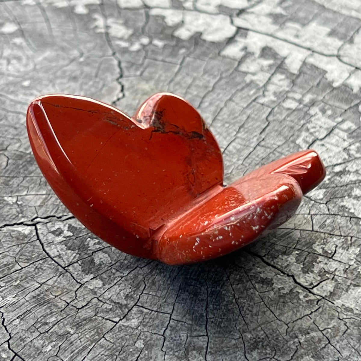 Red Jasper Butterfly Carving (1)