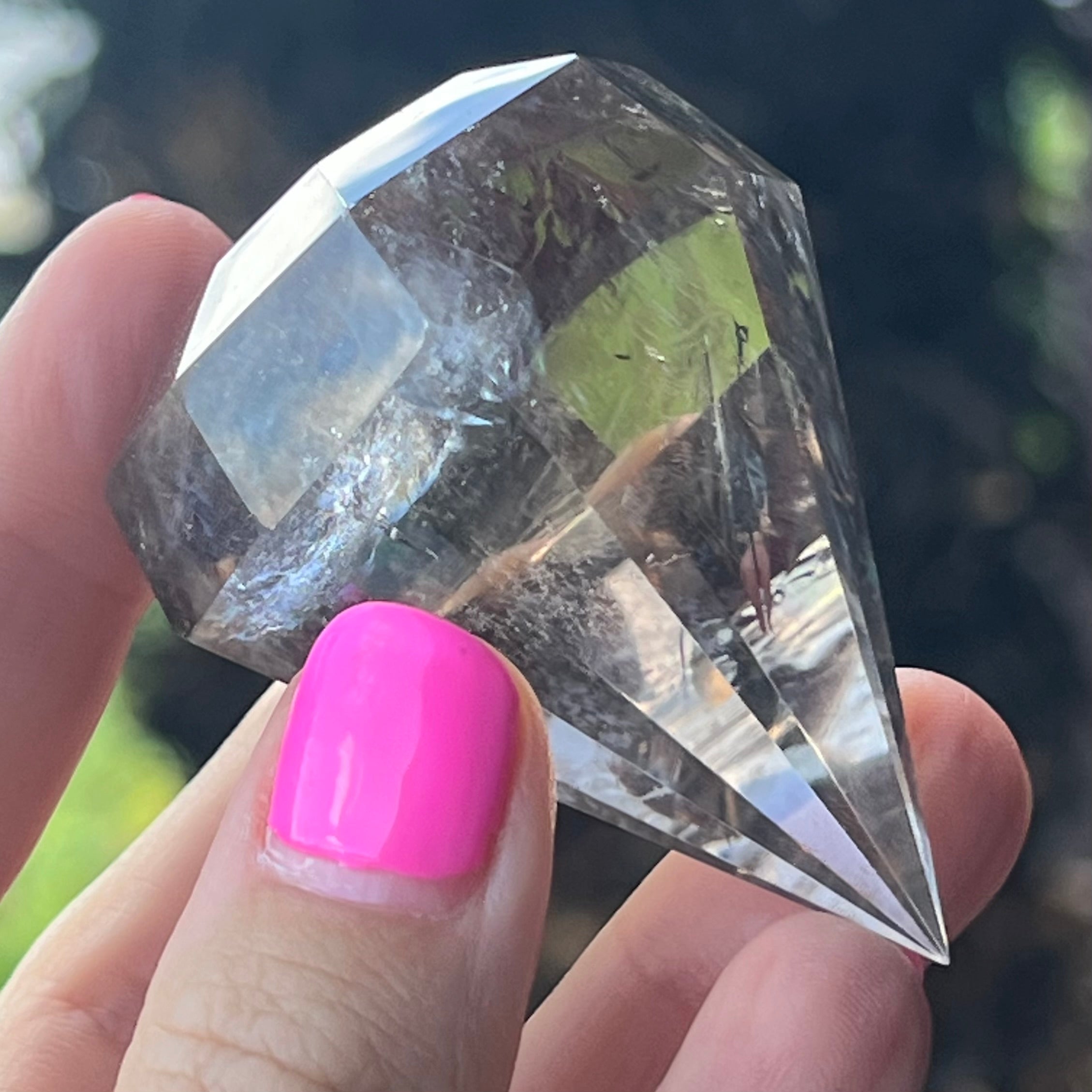 Smokey Citrine ~  Quartz Diamond Cut