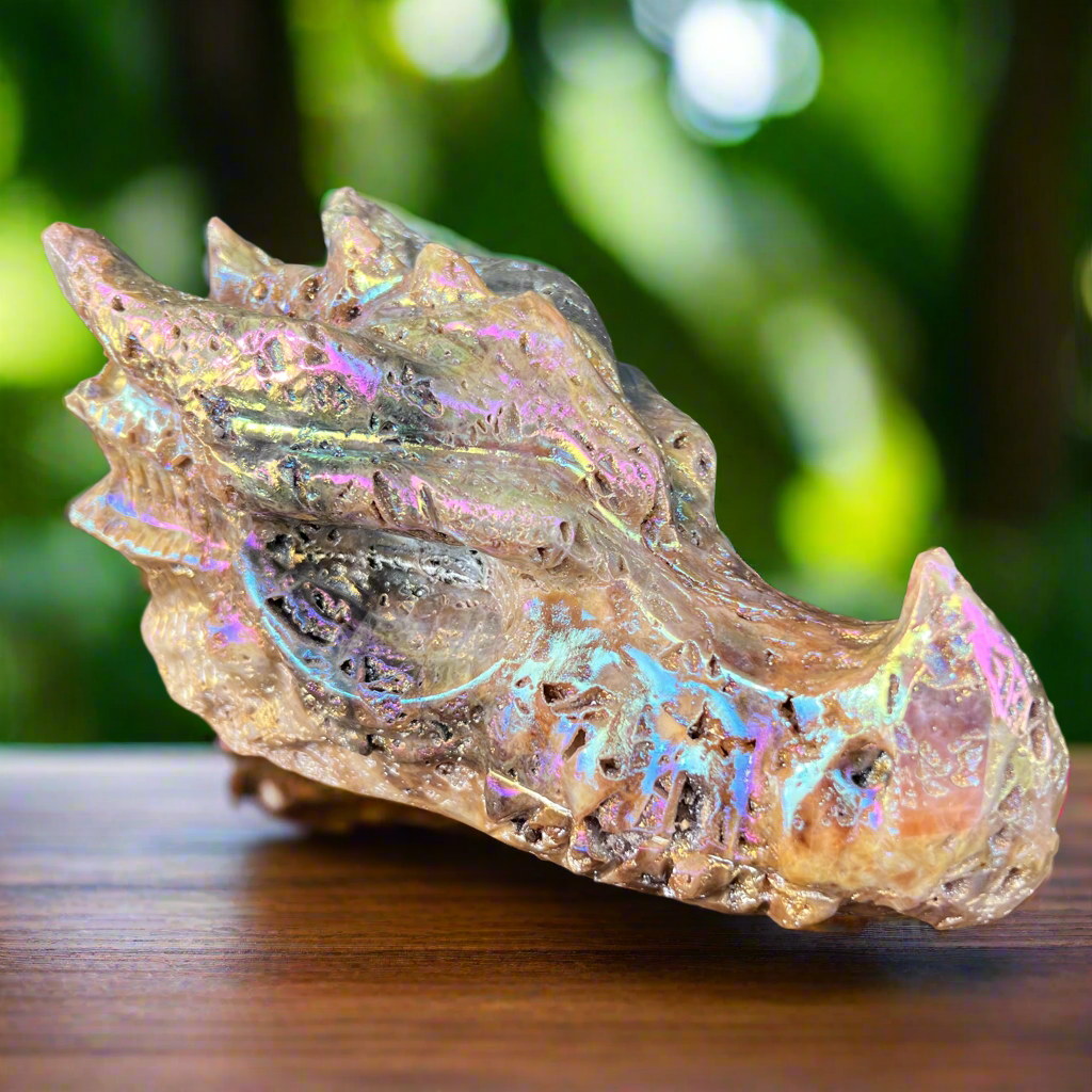 Rainbow Sphalarite Dragon Head