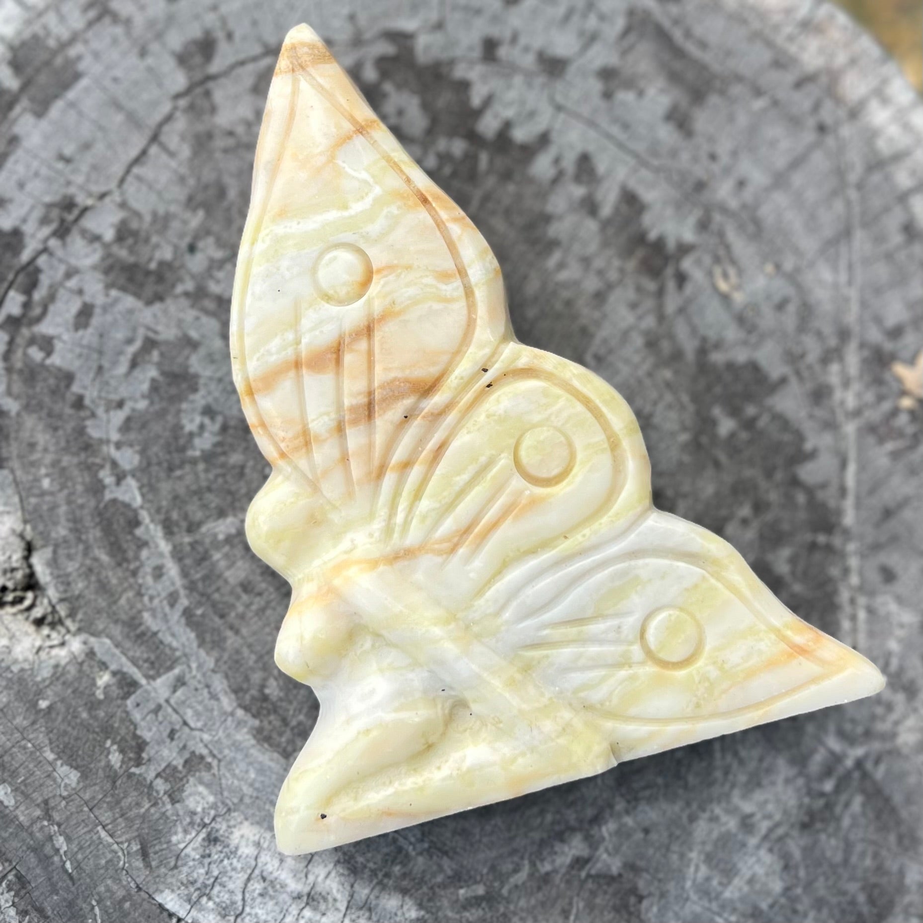 Afghanistan Jade Butterfly Carving