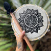 Mandala Vegan Drum with Striker