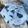 Natural Green Tourmaline on Quartz