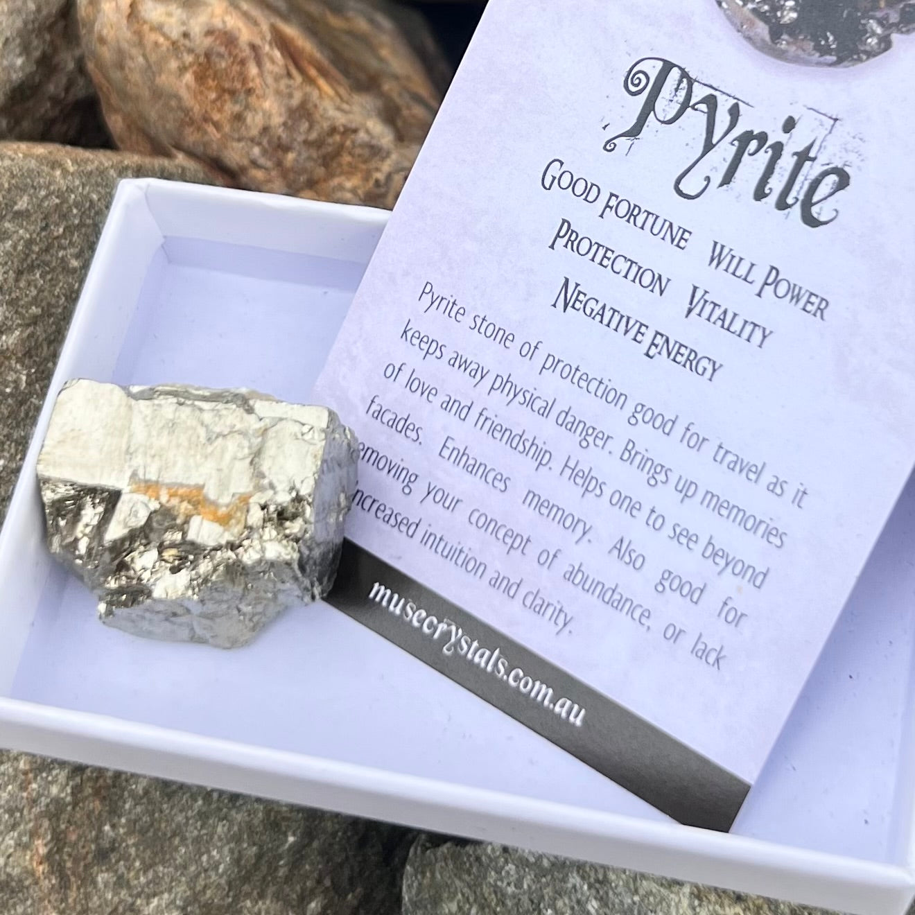 Pyrite Specimen ~ Specialty Boxed Crystal