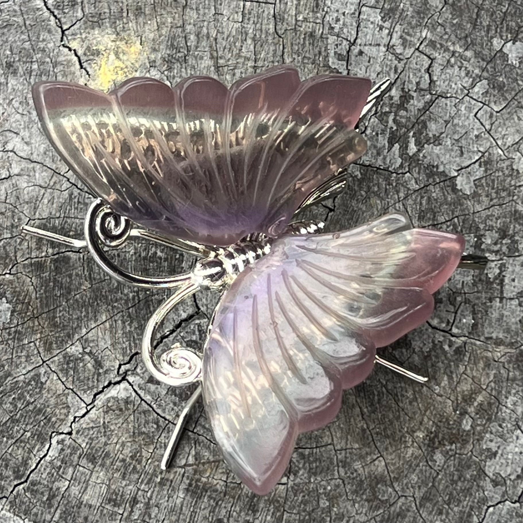 Rainbow Fluorite Butterfly