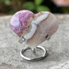 Amethyst Heart Carving on Stand