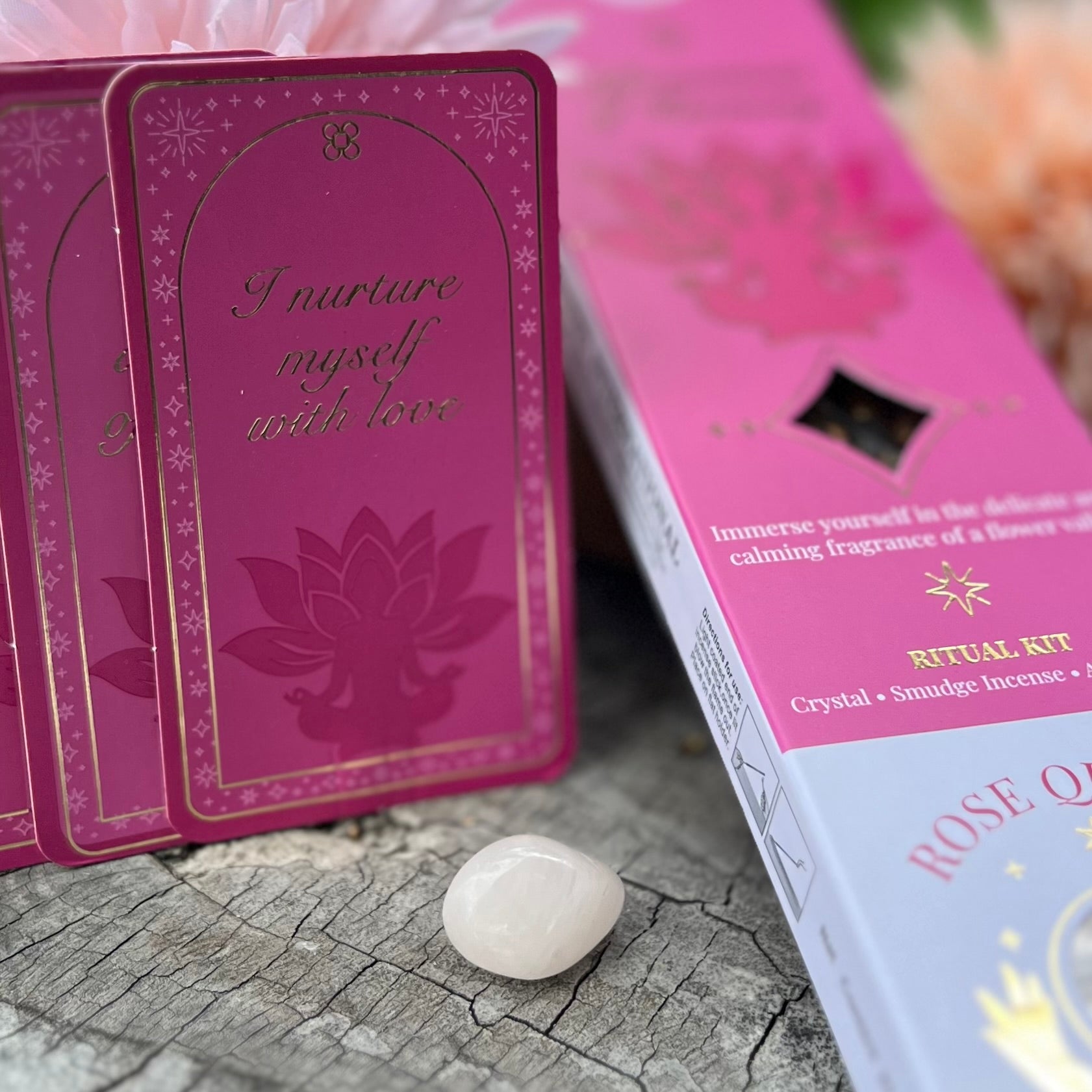 Affirmation of Harmony ~ Rose Quartz Incense Kit