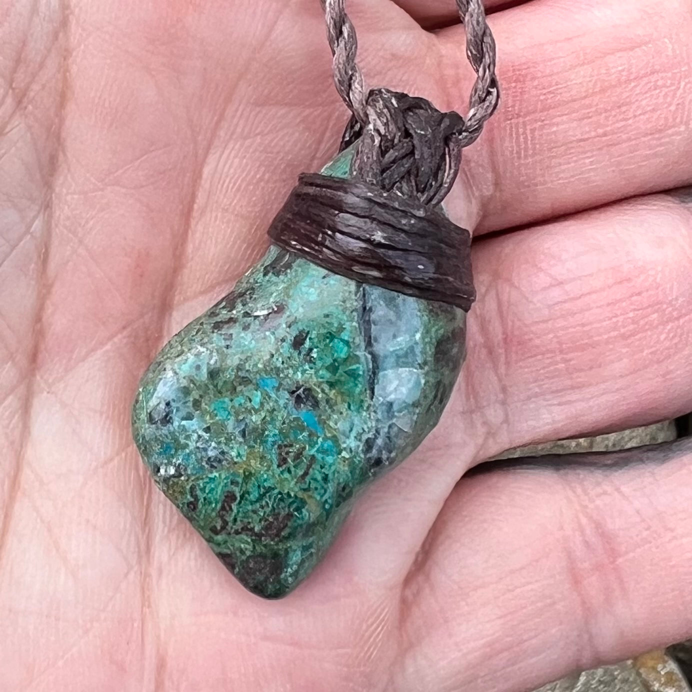 Muse Medicine ~Chrysocolla - Goddess ~  Talisman