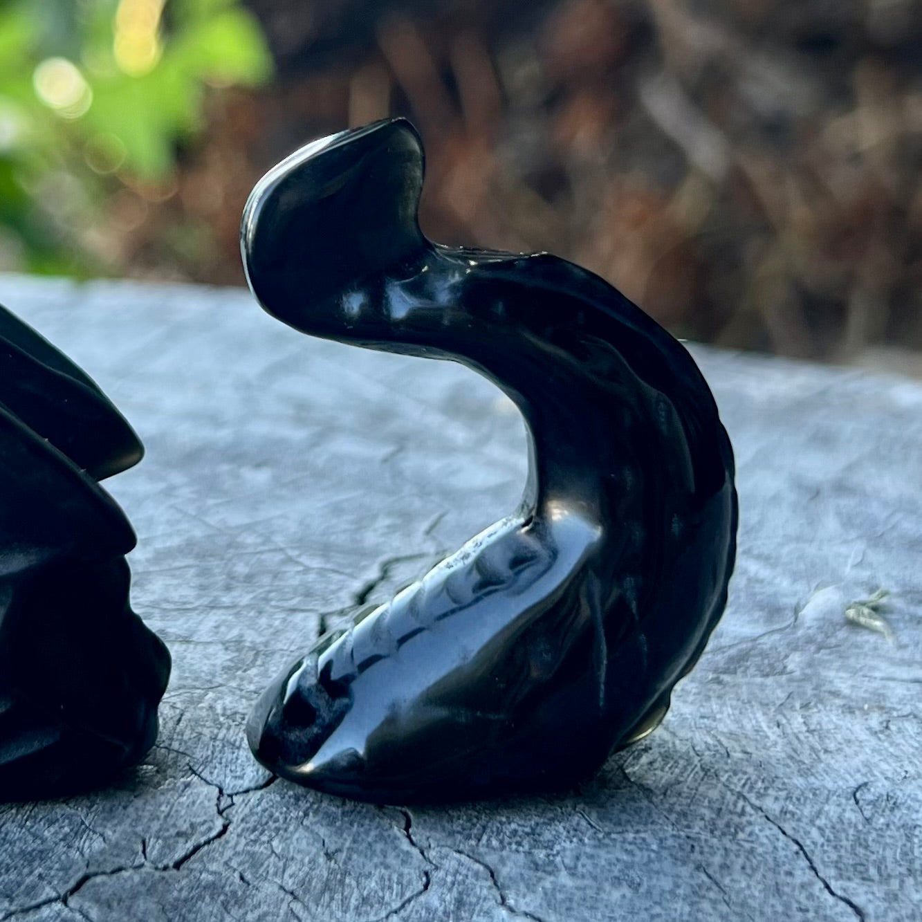 Black Obsidian Dragon ~ 3 Piece Set