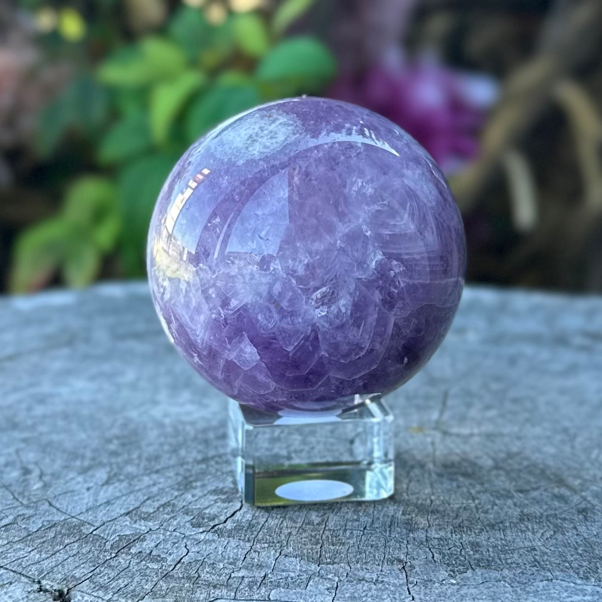Purple Fluorite Sphere