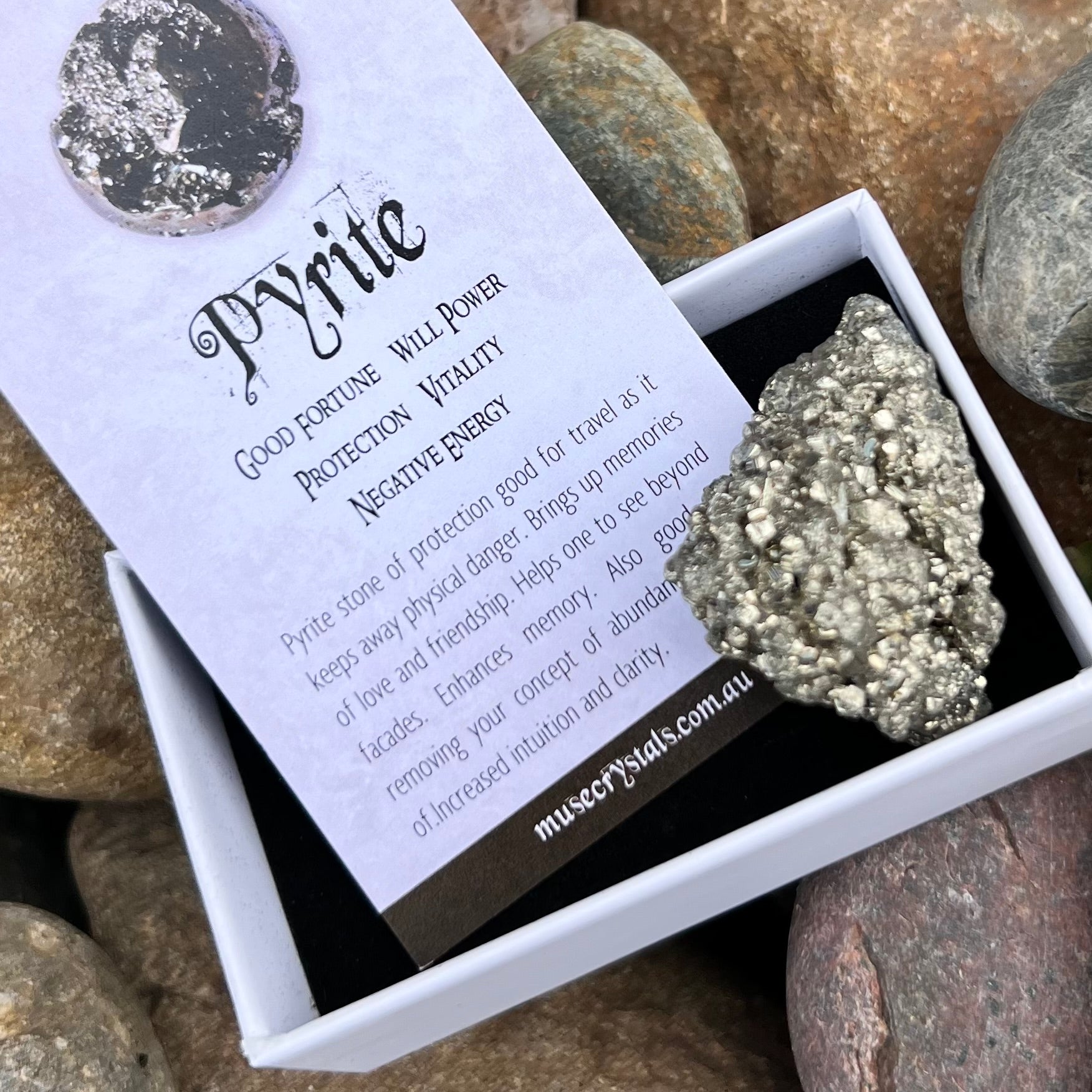 Pyrite Specimen ~ Specialty Boxed Crystal