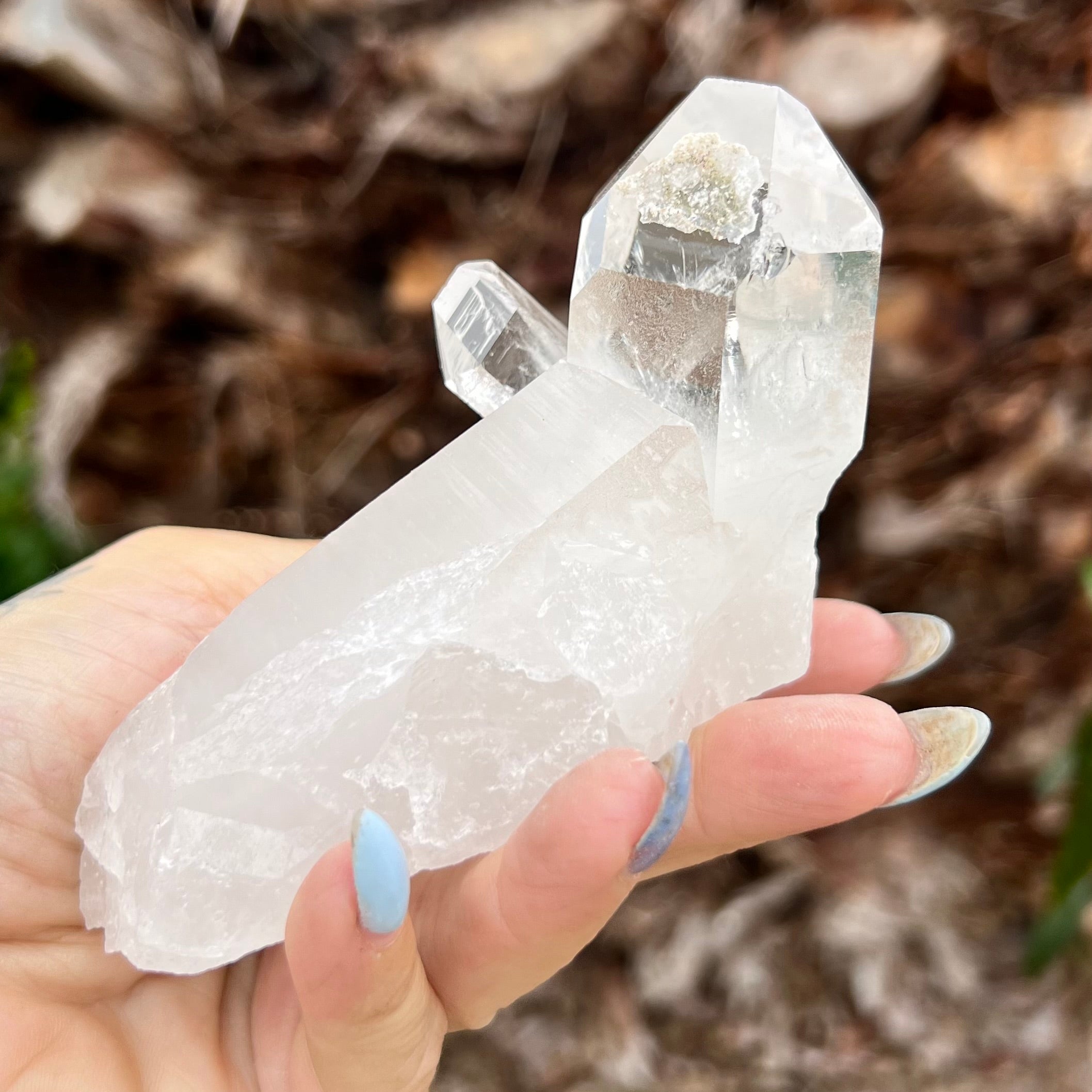 Clear Quartz Natural Raw Cluster