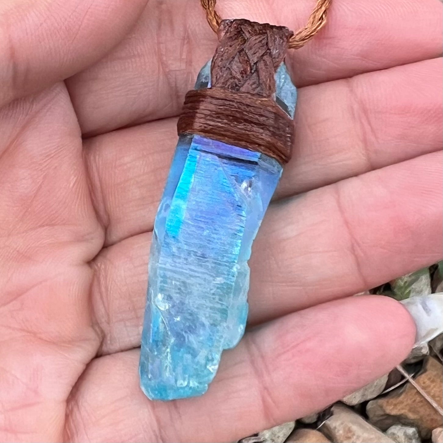 Muse Medicine ~ Blue Aqua Aura Calming ~ Talisman