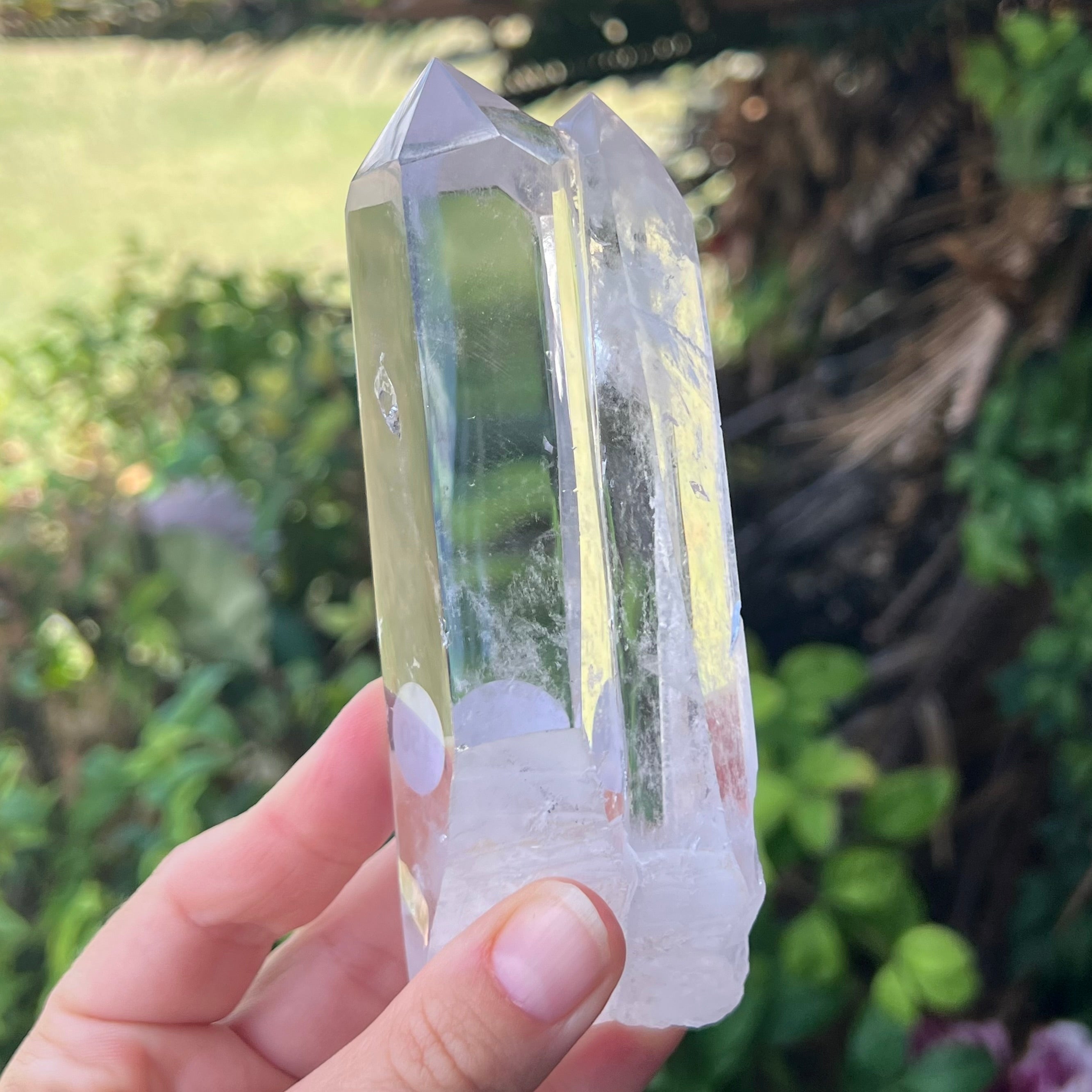 Clear Quartz Twin Flame Point