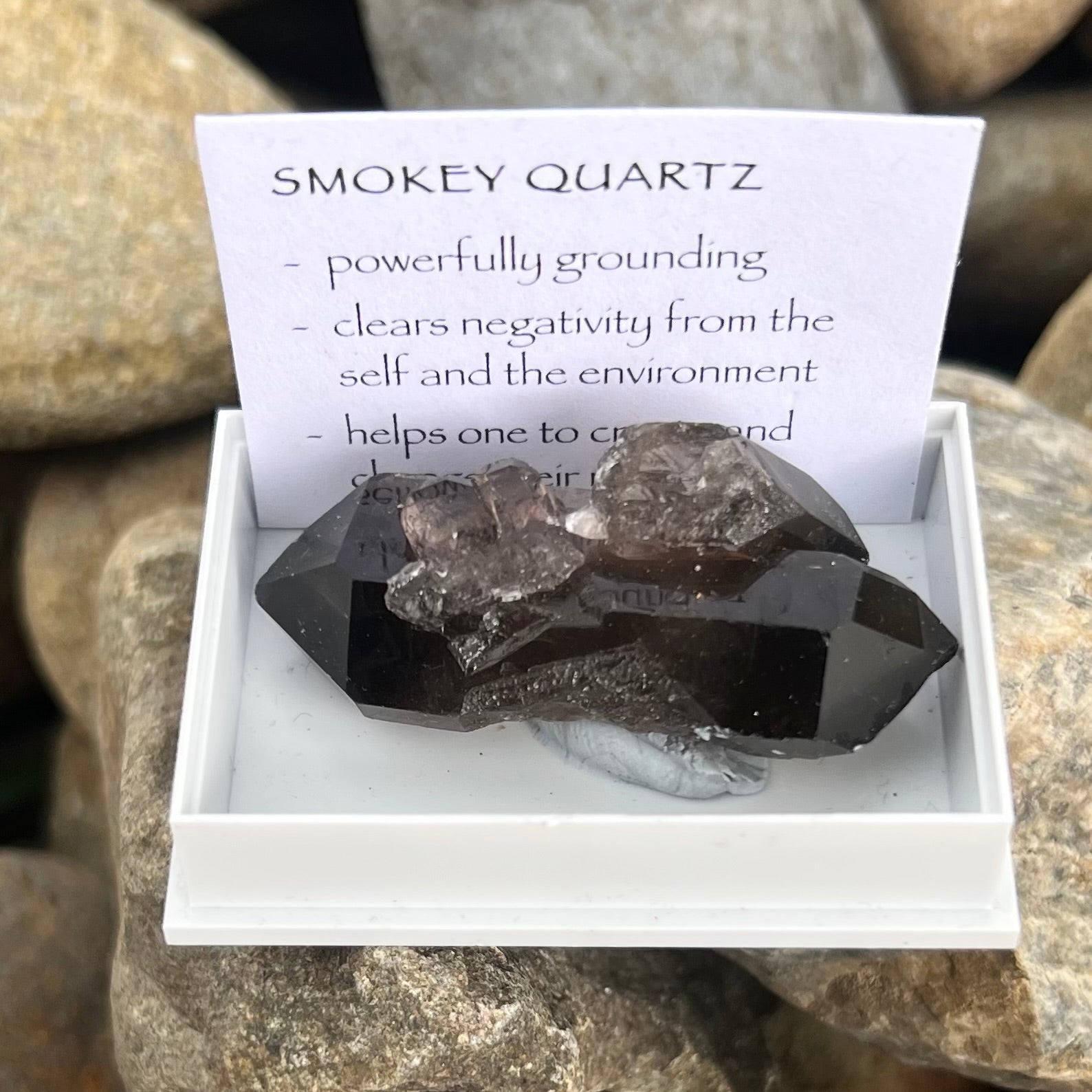 Smoky Quartz Point ~ Specialty Boxed Crystal