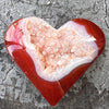 Carnelian Geode Heart ~ 12