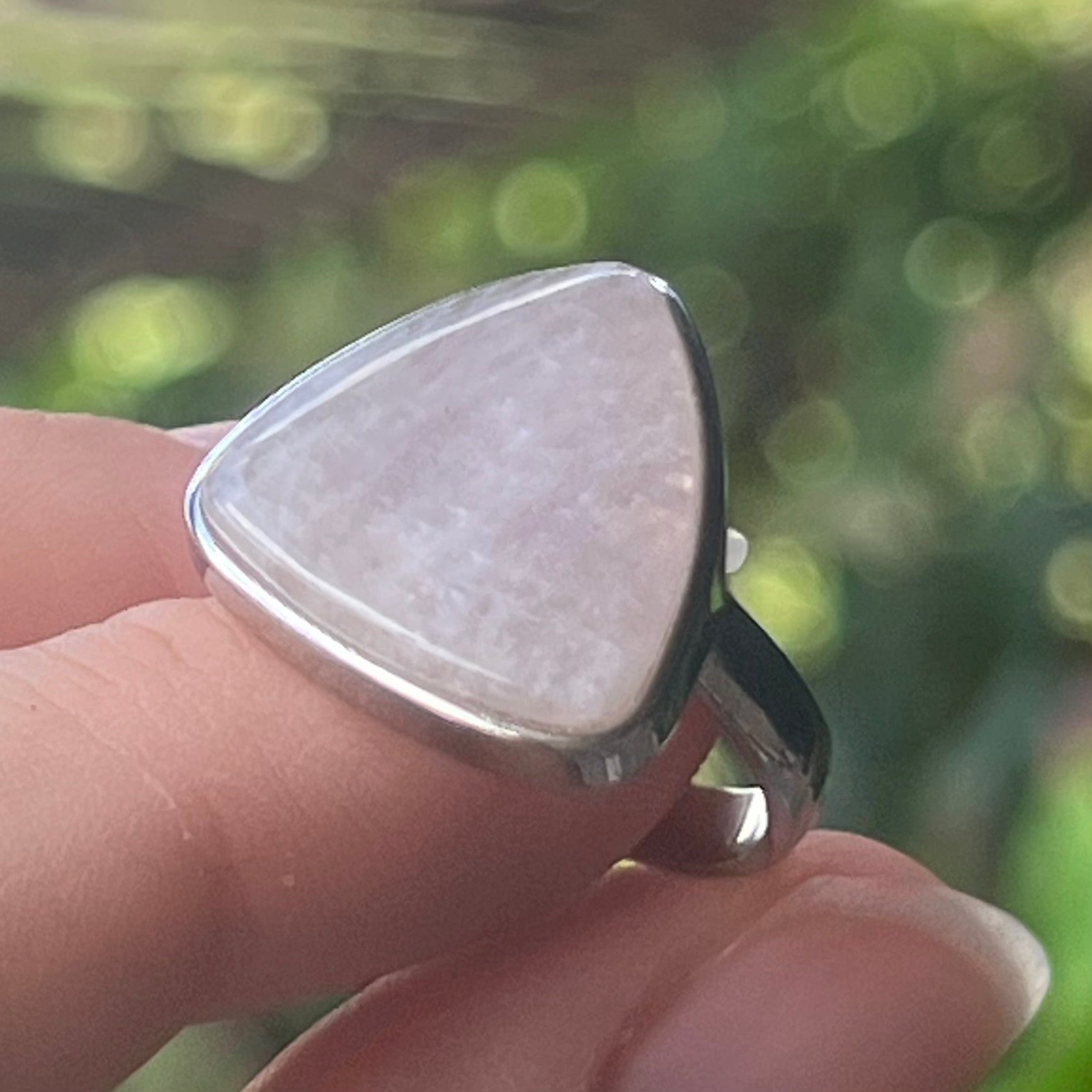 Moonstone Sterling Silver - size 8
