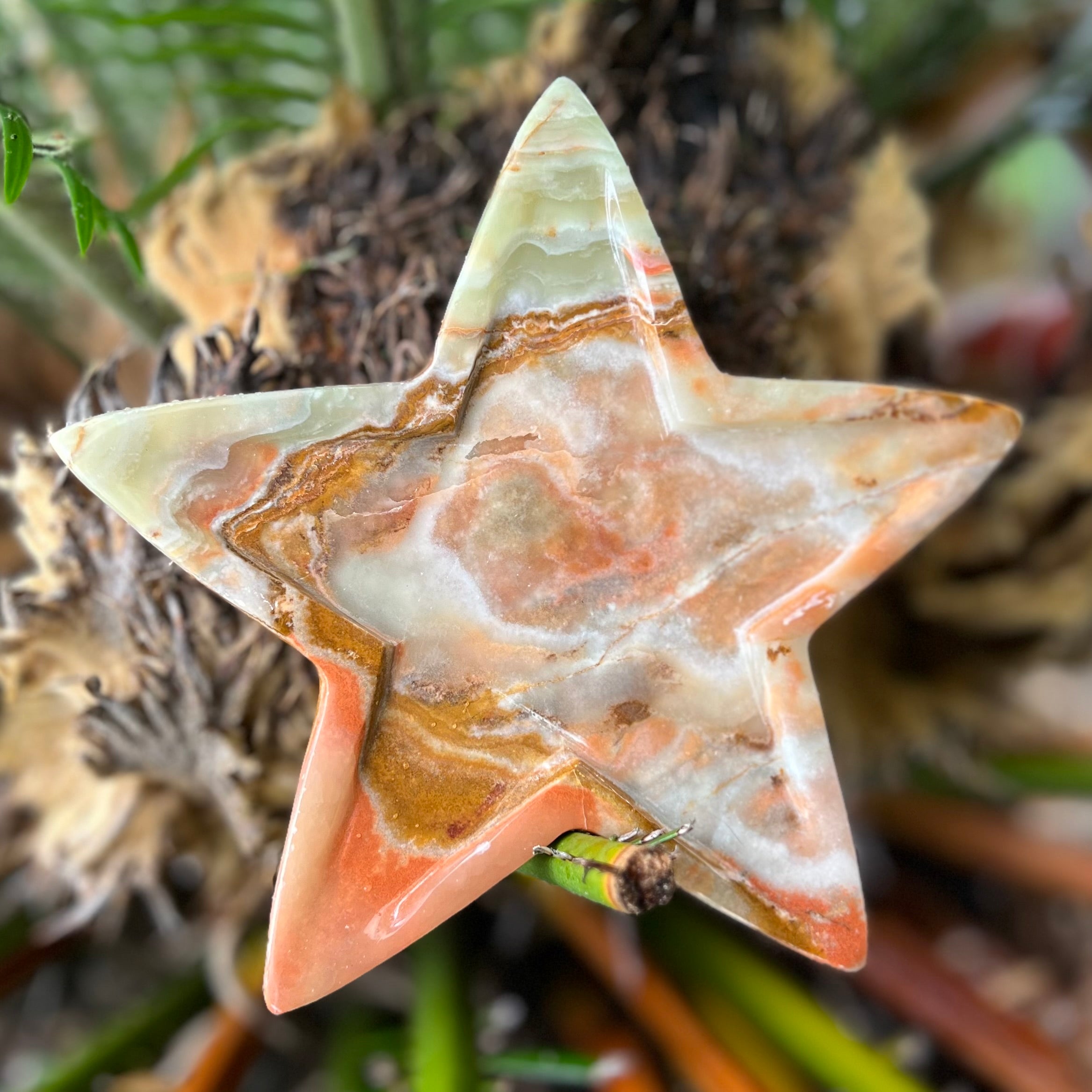 Afghanistan Jade Star Carving