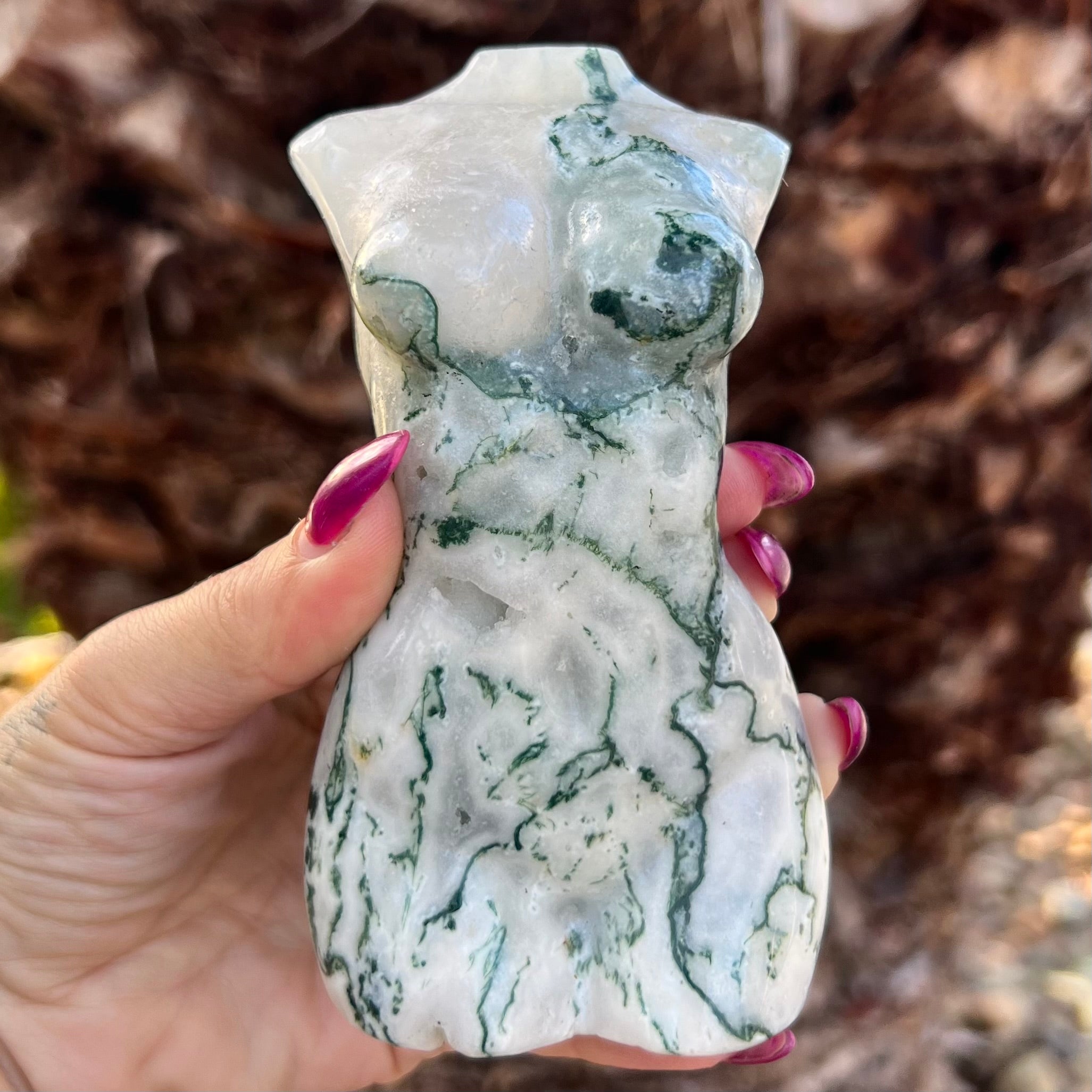 Moss Agate ~ Gaia Goddess ~ Mother Earth (3)