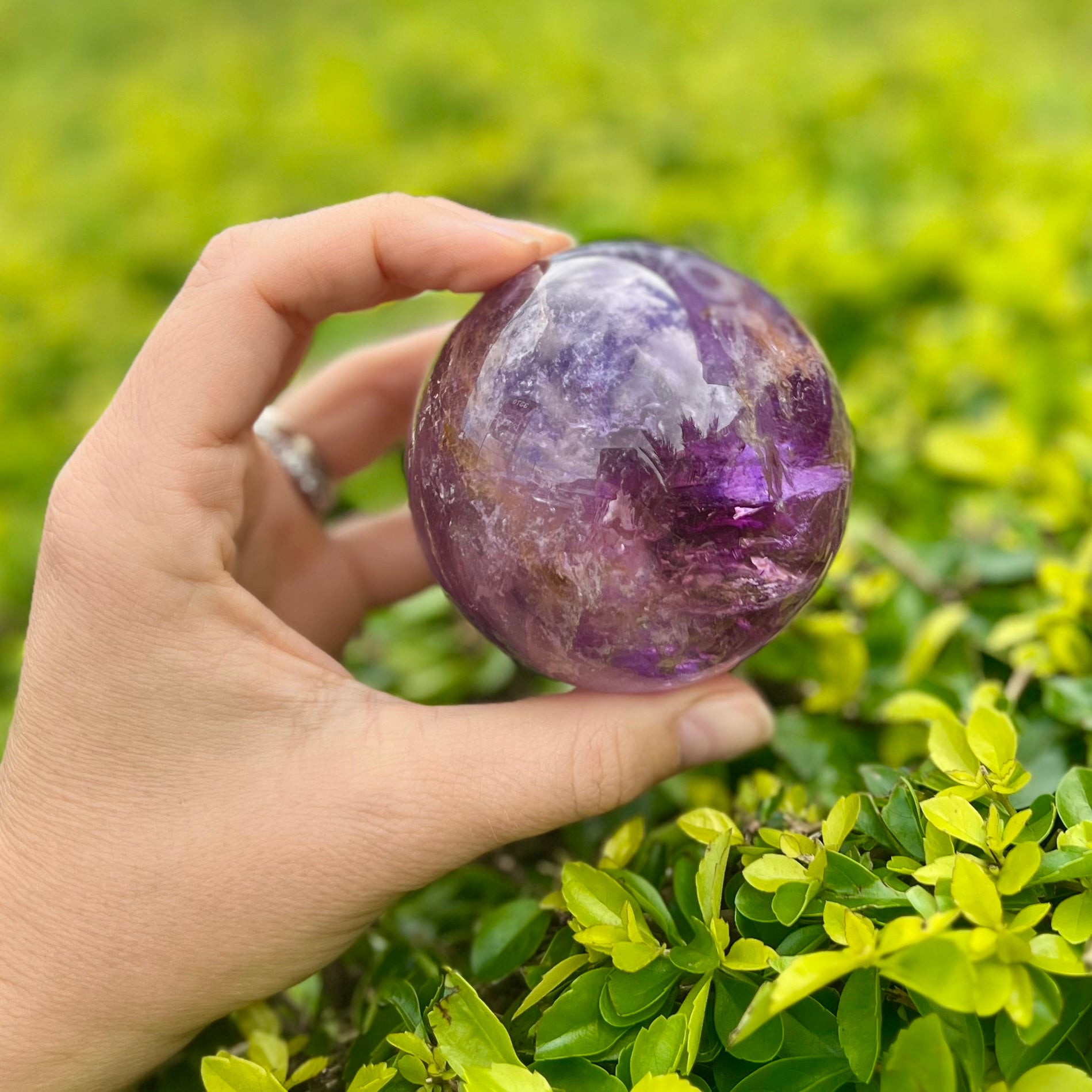 Ametrine Sphere