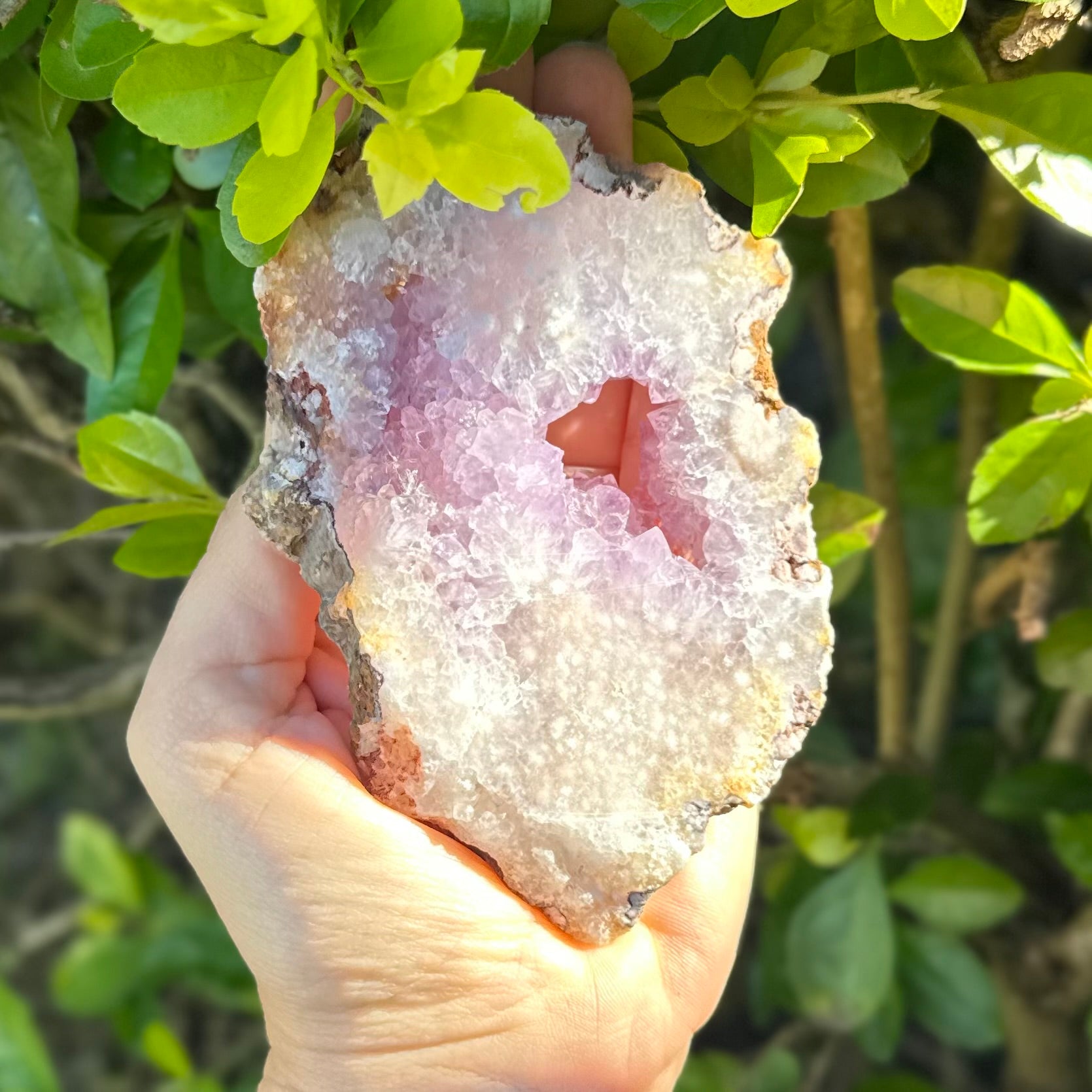 Pink and Purple Amethyst Slab