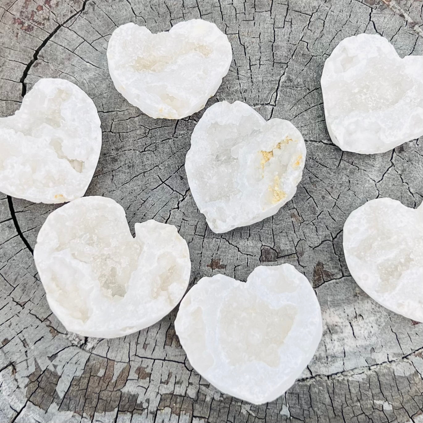 Clear Quartz Heart Geode