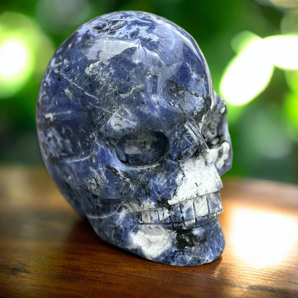 Sodalite Skull