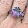 Mystic Topaz ~ Sterling Silver Ring ~ size 10