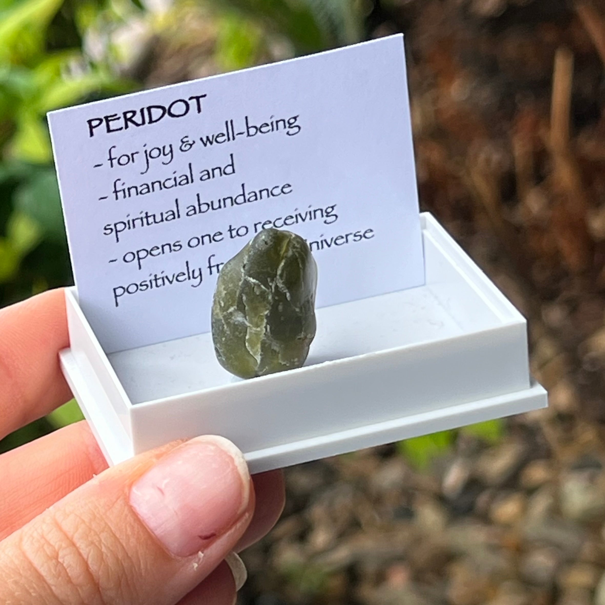 Peridot ~ Specialty Boxed Crystal