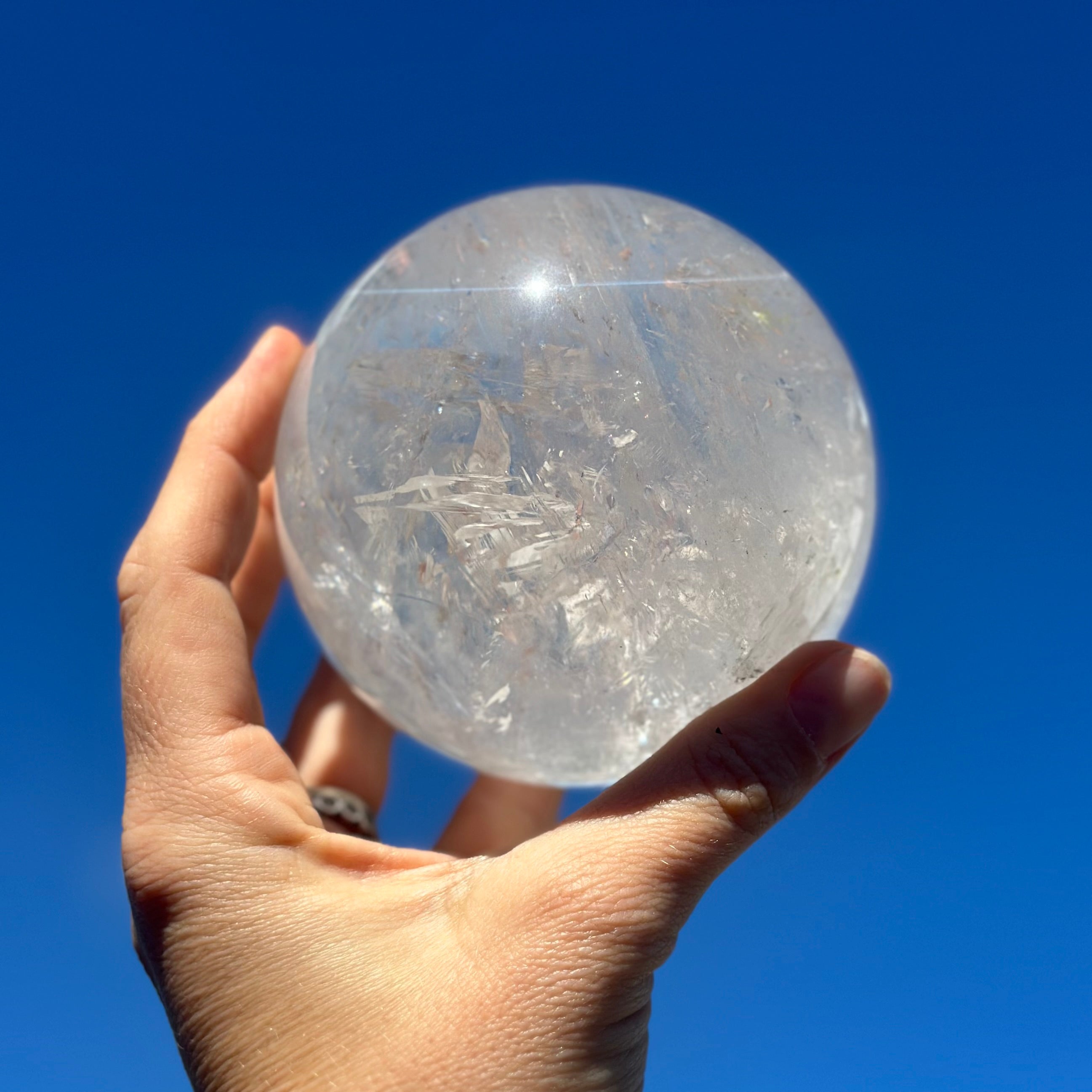 Clear Quartz Sphere ~ Medium
