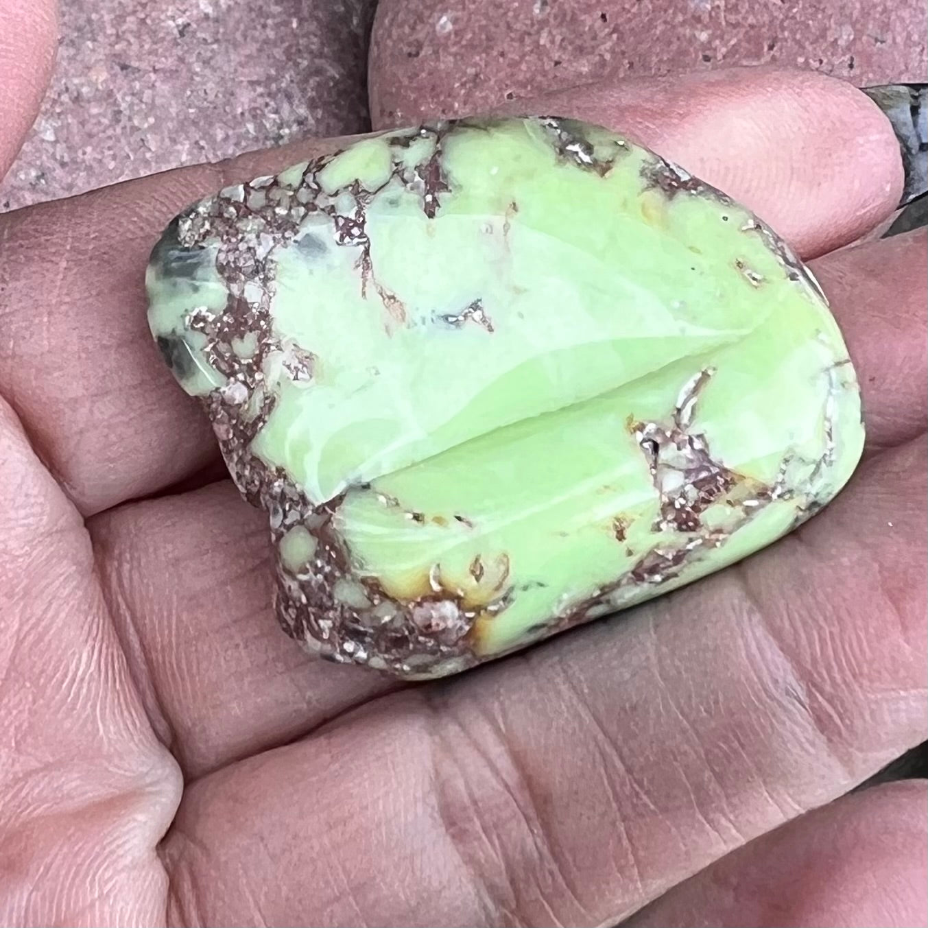Lemon Chrysoprase ~ Specialty Tumble