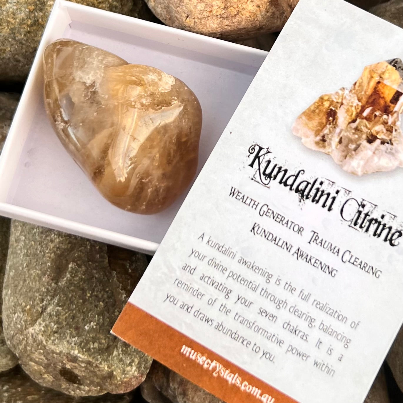 Kundalini Citrine ~ Specialty Boxed Crystal