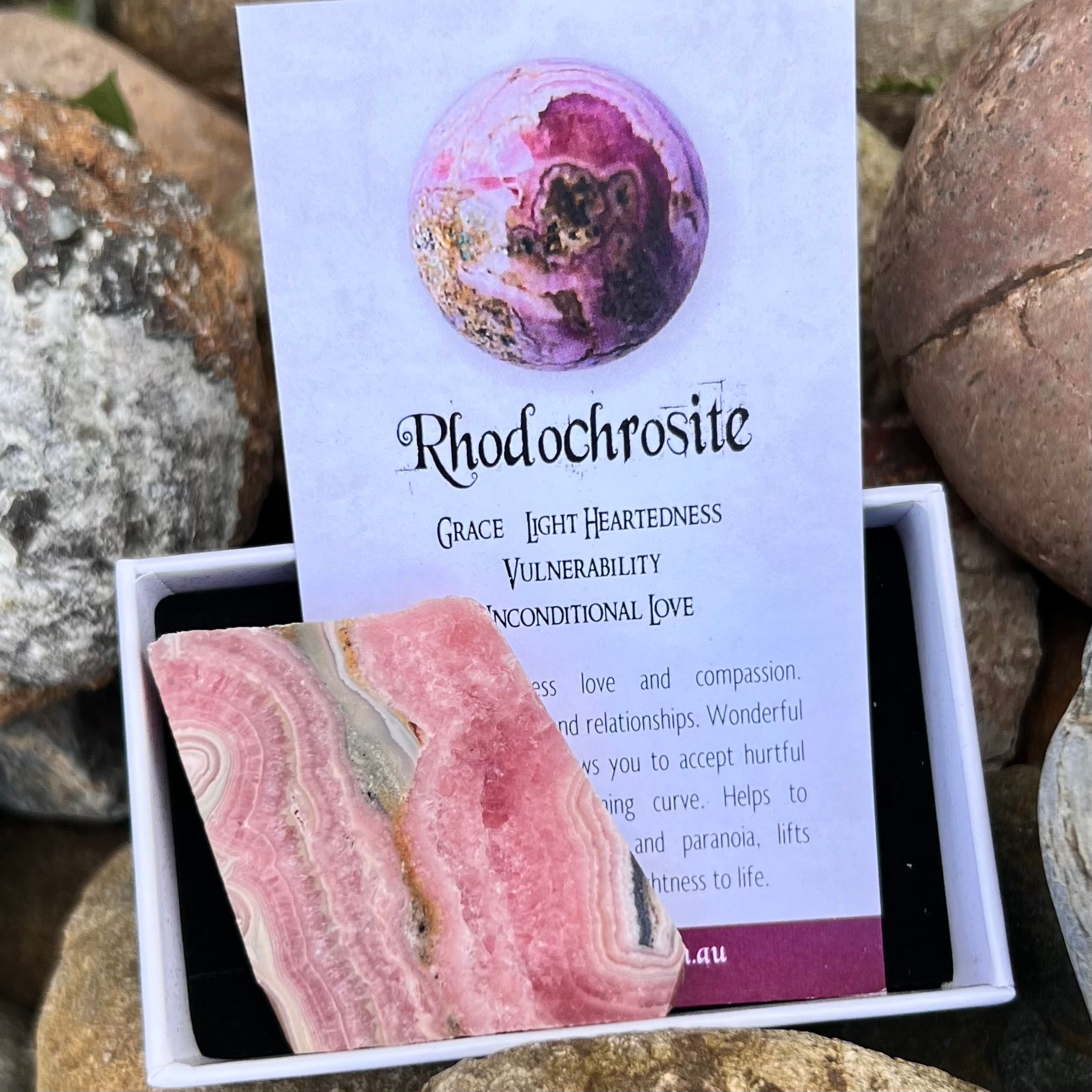Rhodochrosite ~ Specialty Boxed Crystal 4